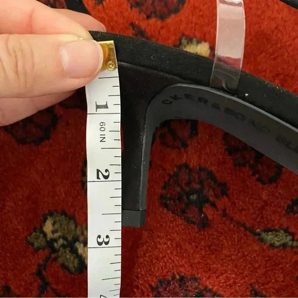 Bleecker & Bond Women’s US 9 Black Strappy Leather Heels - Perfect for Parties - Picture 4 of 6